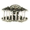 pince-crabe-moyenne-argent-fleurs-efina-2159-4.jpg Pince crabe moyenne argentée fleurs Efina