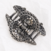 pince-crabe-moyenne-argentee-fleurs-efina