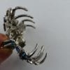 Pince crabe moyenne argentée Moly