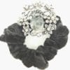 Chouchou velours noir Marta