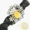 Chouchou velours noir Marta