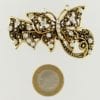 Petite barrette à cheveux dorée papillon Loops