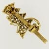 Petite barrette à cheveux dorée papillon Loops
