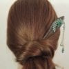 Pic à chignon Paon