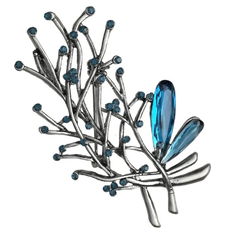 Broche européenne ancienne des années 50 particulièrement belle et