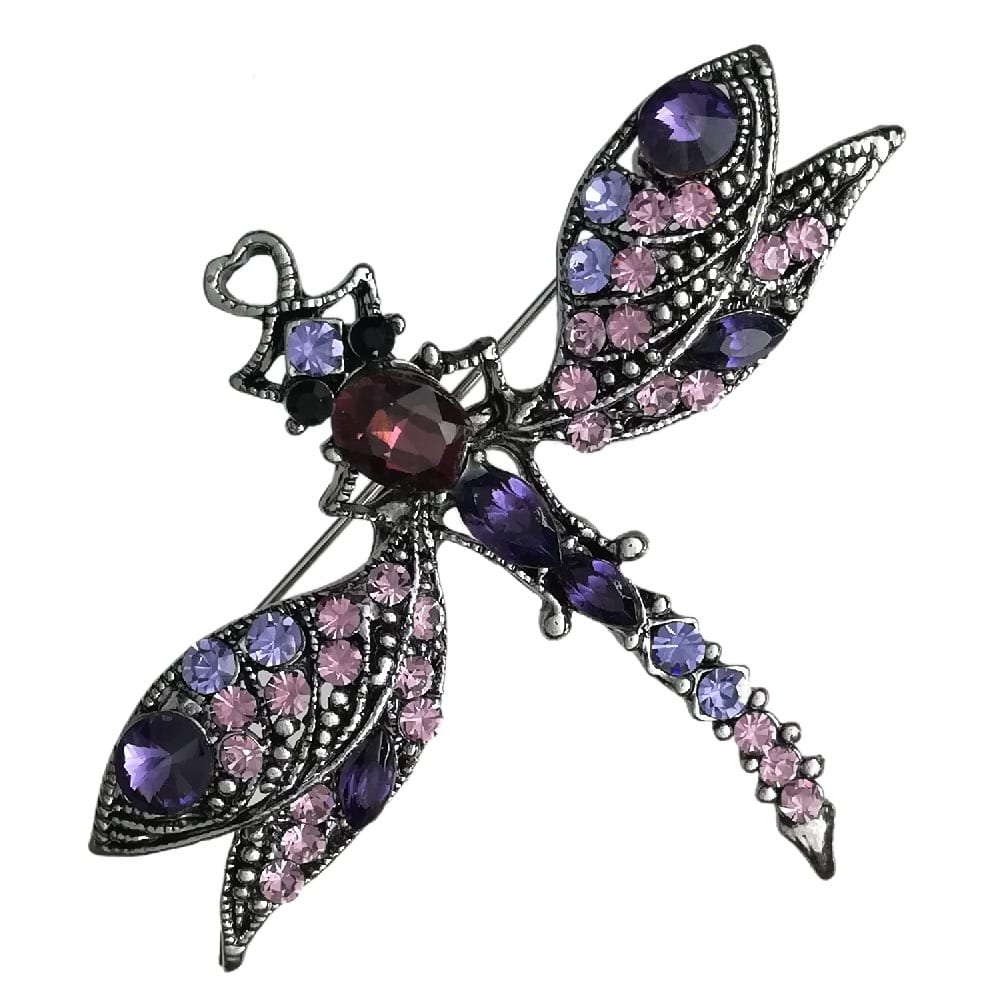 Broche Ancienne En Forme De Flèche Ornée De Diamants