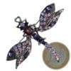 Broche Libellule Strass en Cristal