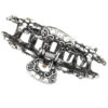 grande-pince-crabe-métal-argenté-strass-en-cristal-sia
