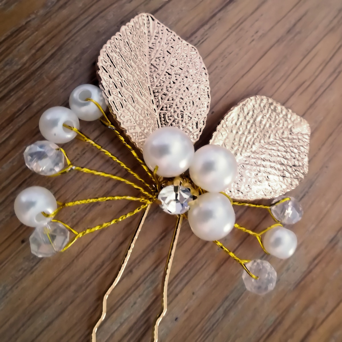 Épingle à Cheveux Vintage En Argent Et Pierres Naturelles - Motif Tulipe - Poids 9.2g - Neuf Avec étiquettes - Cadeau
