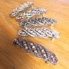 Petite Barrette à Cheveux Argentée Douotea