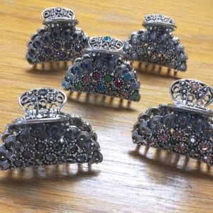 Pince Crabe Moyenne Argentée Haralda